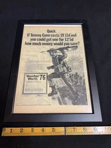 TOMMY GUNN PEDIGREE FRAMED ORIGINAL MAGAZINE ADVERT - Picture 1 of 3