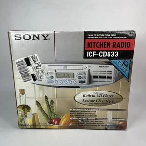 Radio Reloj Cocina CD Sony FM/AM ICF-CD533 - Nueva Caja Abierta - Imagen 1 de 6