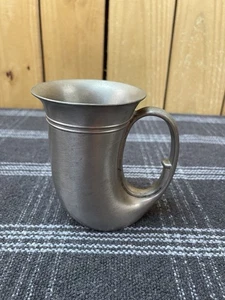 Vintage 5" Horn Stein Pewter Quist Rein Zinn  West Germany - Picture 1 of 9