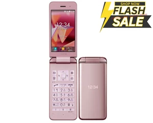 [NEW] KYOCERA 903KC DIGNO 3 FLIP Phone Pink Android UNLOCKED SIM Free JAPAN - Picture 1 of 7