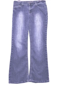 Southpole Jeans Damen Junior Größe 11 34 x 29 blau Denim mittlere Waschung Bootcut - Bild 1 von 10