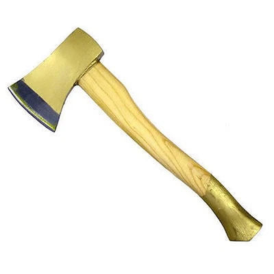 Hand Axe Wooden Ash Handle Fire Wood Chopping Log Chopper Camping Hatchet 1.5lb - Image 1 of 4