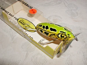 ARBOGAST ORIGINAL Seein's Believin'Leopard Frog Jitterbug Yellow Belly:MIB;INTRO - Bild 1 von 6