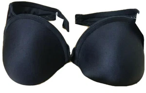 NEW Fashion Forms No Slip Strapless Bra Style 29656 34B Black Nice Shine - Picture 1 of 7