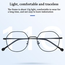 Ultra Light Frame Computer Goggles Anti-Blue Light Glasses Oversized Eyeglasses