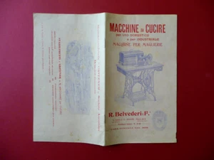 Catalogo Macchine da Cucire per Uso Domestico Industriale Belvederi Bologna - Foto 1 di 3