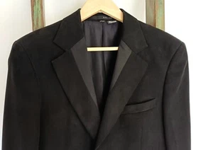 Chaqueta Zara Negra Terciopelo Estilo Terciopelo Hombre Talla 38" Mediana muy buen estado - Imagen 1 de 7