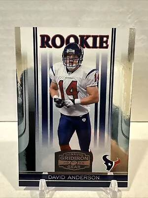2006 Gridiron Gear Rookies /599 David Anderson #128 Texans - Image 1 of 2