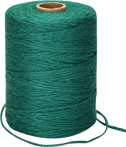 Spago da giardino verde resistente 656 piedi 2 mm corda spago iuta naturale corda canapa - Foto 1 di 8