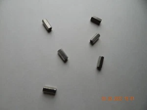 STAINLESS STEEL COUPLING NUTS. 1/4-20 , 7/8 IN. LONG. 18-8 , 6 PCS. NEW - Picture 1 of 1
