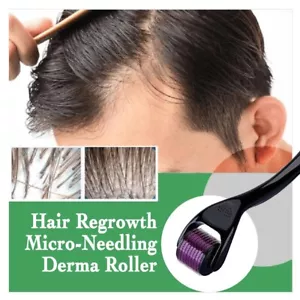 Derma Roller W/ Case For Hair Loss And Fast Beard Growth Titanium ✅Top Quality✅ - Picture 1 of 7