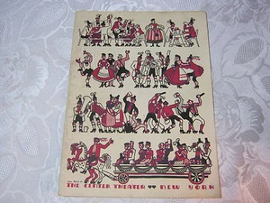 The Center Theater Original Vintage Theatre New York Program 1936 - Foto 1 di 3