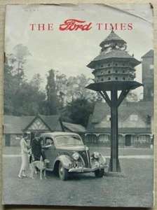The FORD TIMES MAGAZINE Apr 1937 Vol 14 No 4 Ford V8 Drop Head Coupe - Picture 1 of 4