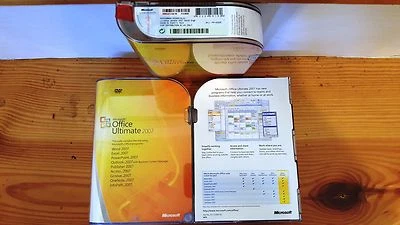 Microsoft Office 2007 Ultimate,SKU 76H-00325,Sealed Retail Box,Word,Excel,Access - Image 1 of 2