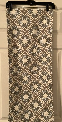 Table Runner. Great Condition. Blue/Cream/Brown. - Image 1 of 2
