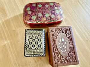 Konvolut 3 kleine DEKOKARTONS/Importe/gebraucht G-VG - Bild 1 von 12