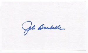 John Boccabella Signed 3x5 Index Card Autographed Chicago Cubs Debut 1963 - Picture 1 of 2