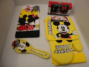 Juego de toallas de cocina Mickey Mouse horno medio soporte para ollas cuchara descanso combo - Imagen 1 de 11