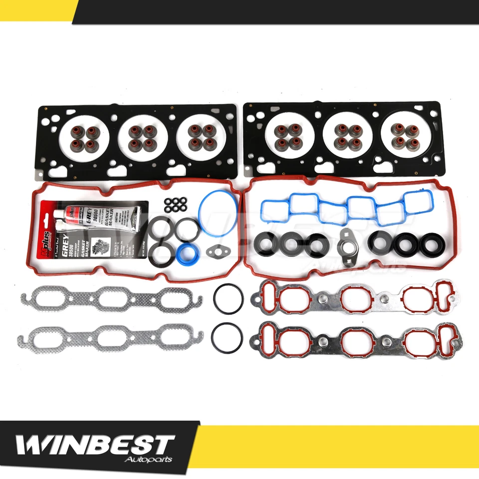 Juego de juntas de culata MLS para 07-11 Volkswagen Routan Chrysler Town Dodge Nitro 4,0 L Foto 1 de 4