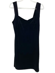 FOREVER 21 Vestito Donna Taglia MEDIA Velluto Schiacciato Mini Party Nero Bodycon - Foto 1 di 6