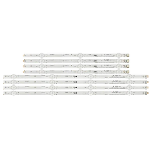 LED Bars 43_Crystal_1x3 + 1x4_R ZXW65600 Für 43 VLX 7730 BP 43 GUB 8766 - Bild 1 von 4