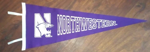 VTG Northwestern Wildcats Pennant College Football Cover