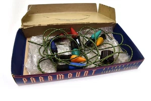 Vintage Paramount Christmas String Light Mazda Lights - 8 Lights 301K - Picture 1 of 3
