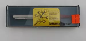 Penna vintage Eraser Mate TW200 rosso argento in scatola di plastica originale 1978 - Foto 1 di 3