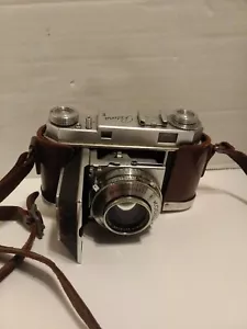 Vintage KODAK RETINA II Camera, Schneider F2 50mm Lens, Range Finder w/Part Case - Picture 1 of 12