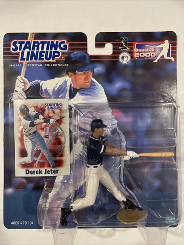 2000 MLB Starting Lineup Derek Jeter New York Yankees SLU Figure & Card Cover