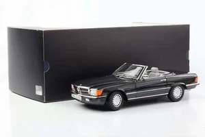 1:18 Mercedes-Benz 300 SL R107 Blue-Black Metallic Norev Dealer - Picture 1 of 7