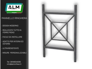 RINGHIERA, PANNELLO IN FERRO, ARREDO GIARDINO, MODERNO RINGHIERA BALCONE - Foto 1 di 4