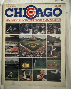 1984 Chicago Cubs Official Program Magazine Vol 3 No 4 9/15/84 vs NY Mets Used - Bild 1 von 9