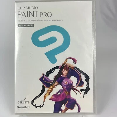 CLIP STUDIO PAINT PRO Full Version Windows and MAC (CD & Case) NEW *SEALED* - Image 1 of 4