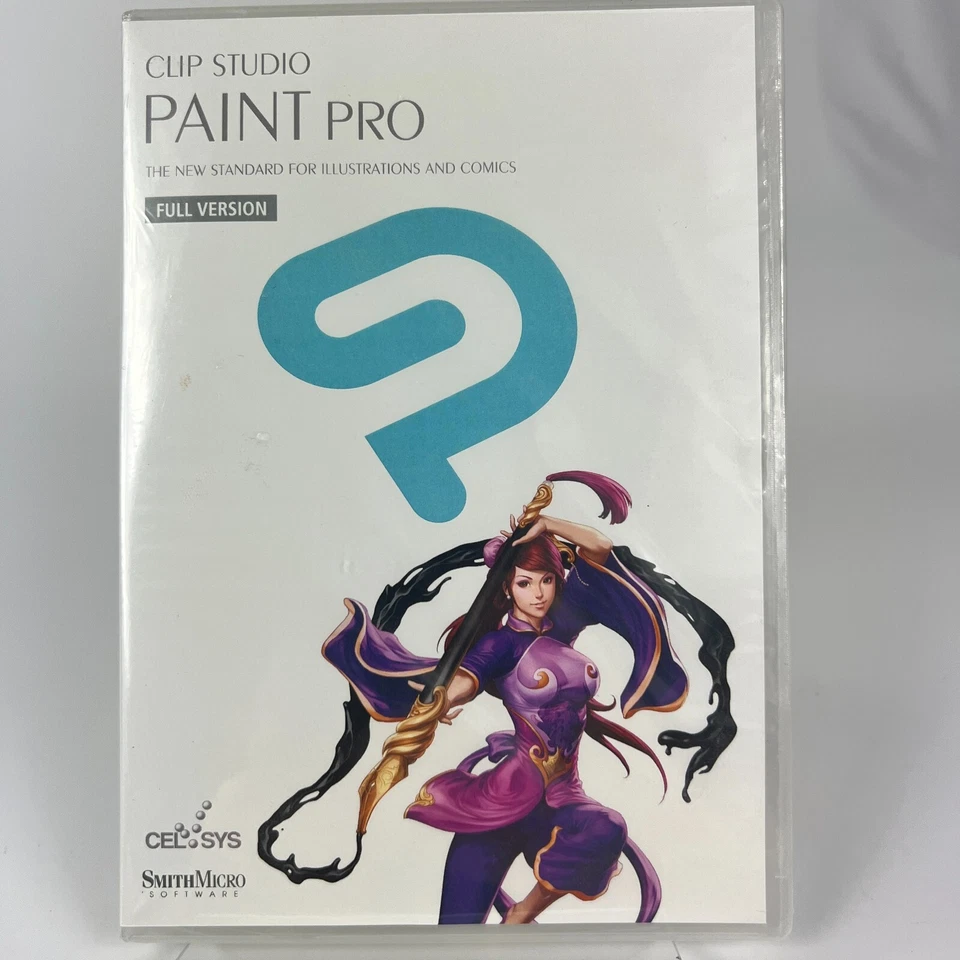 CLIP STUDIO PAINT PRO Full Version Windows and MAC (CD & Case) NEW *SEALED* - Image 1 of 4