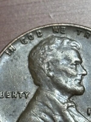 1958 D Lincoln Cent Error Coin  (L) On Rim. - Image 1 of 4