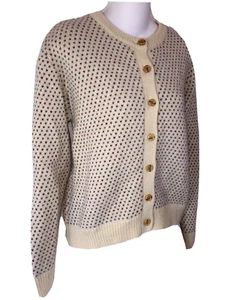 Vintage Cardigan Sweater Size Small Woolrich Classic Wool Birdseye Button Up S - Picture 1 of 5