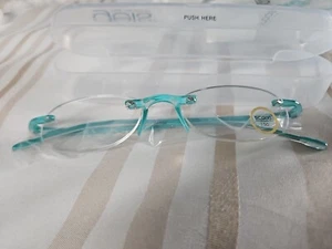 Scojo New York Gels The Original Reading Glasses Aqua (+1.50 Magnification)