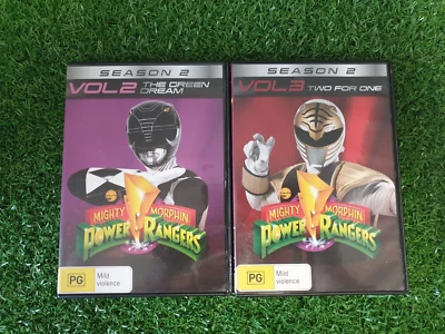 POWER RANGERS:-SEASON 2-VOL 2+3-THE GREEN DREAM/TWO FOR ONE-DVD-R4-LIKE NEW - image 1 of 3
