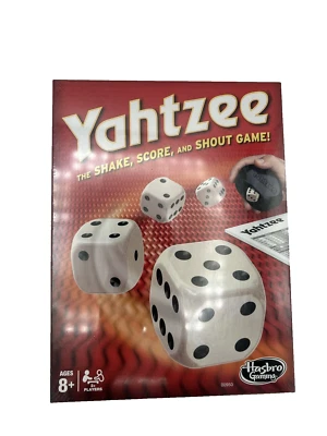 Hasbro Yahtzee Dice Game Family New FACTORY SEALED - Image 1 of 4