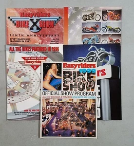 Lot of 5 Official Bike Show Programs by Easyriders Motorcycle Magazine - Picture 1 of 1