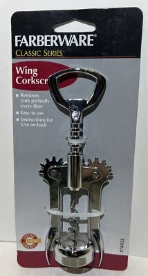 Farberware - Serie Clásica - Sacacorchos Ala - Sacacorchos Ala 6" - NUEVO Foto 1 de 4