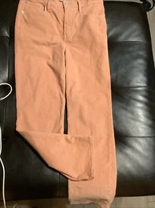 J Crew Coral Vintage Slim Straight Corduroy’s Preppy~ Womens 28 - Picture 1 of 14