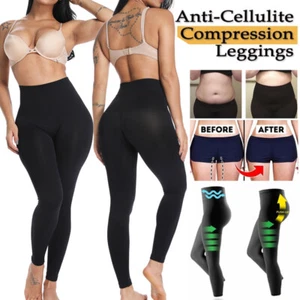 Damen Abnehmen Shapewear Bauchweg Leggins Kompression Leggings Yoga Hose Mieder - Bild 1 von 17