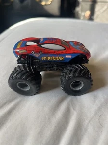 Hot Wheels SPIDER MAN 2001 Monster Jam Truck Original Rare Marvel Series 1/64 - Picture 1 of 8