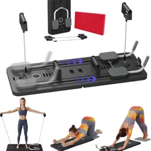 Abdominal Exercise Board Pilates Reformer Set with Mat & Counter for Home Gym - Picture 1 of 27