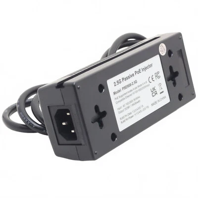90watt PoE++ 802.3BT 2.5G Gigabit PoE Injector Adapter 56V 1.6A 90W 2500mbps - Image 1 of 4