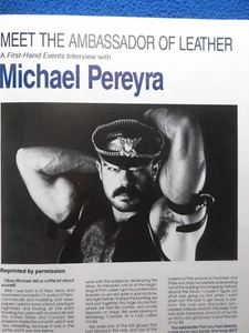 DRUMMER #136  MIKE PEREYRA  AMBASSADOR OF LEATHER  1990 - Imagen 1 de 4