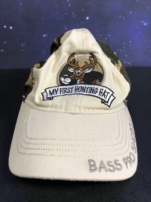 My First Hunting Hat Bass Pro Shops Baby Infant Camo Deer Hat Clean Well Kept - Image 1 of 4