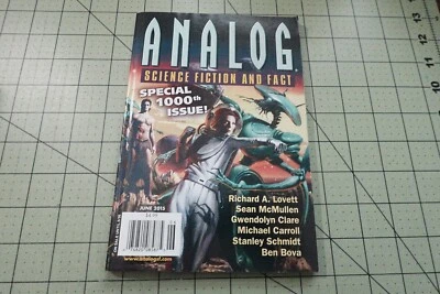 ANALOG  SCIENCE FICTION AND FACT JUNE 2015  SF DIGEST MAGAZINE RARE ISSUE 1000! - Image 1 of 3